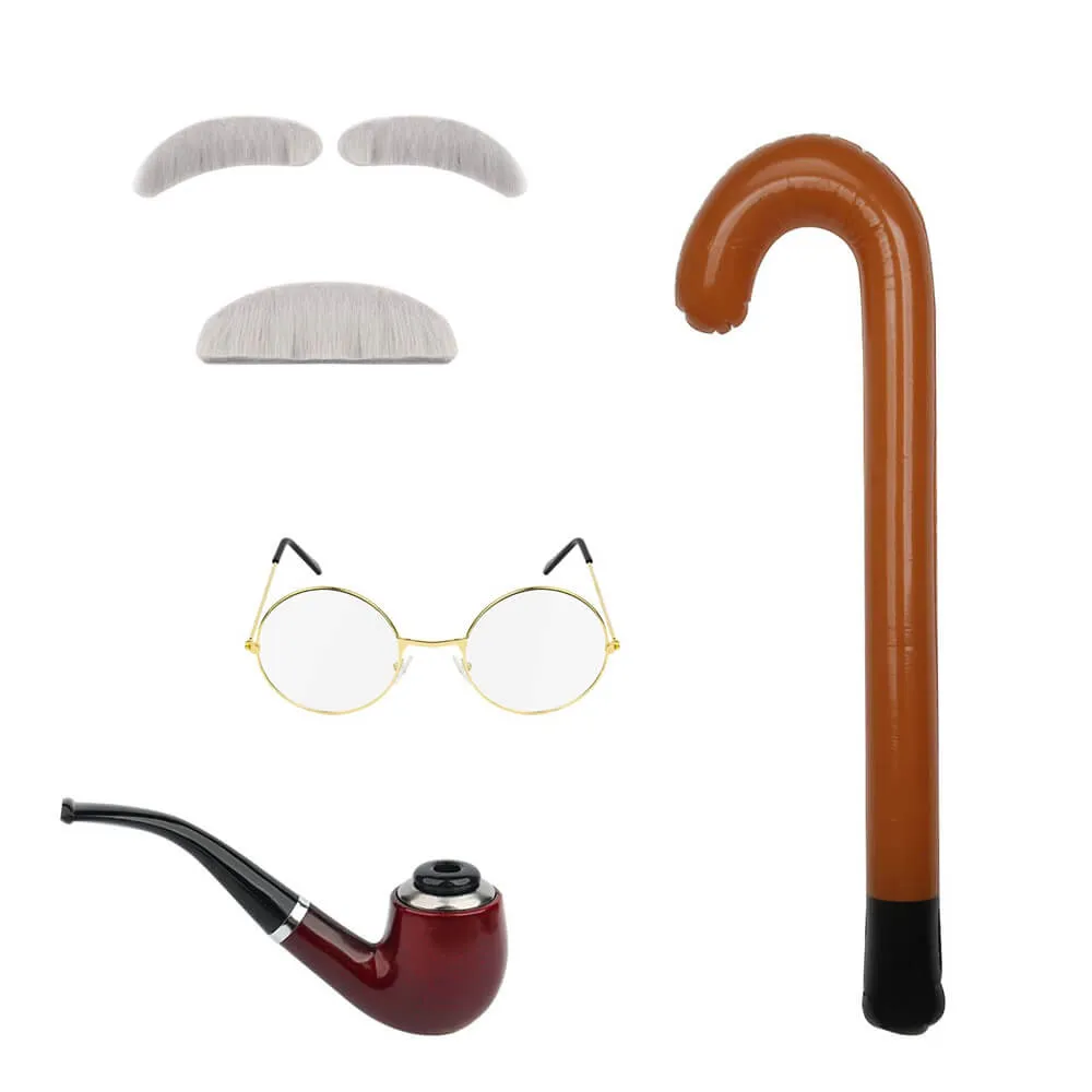 100th Day of School Kids Grandpa Costume