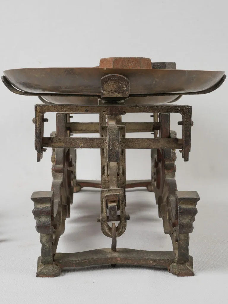 19th Century Napoleon III mercantile weigh scale from Paris