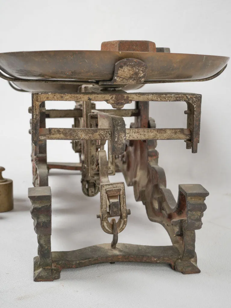 19th Century Napoleon III mercantile weigh scale from Paris