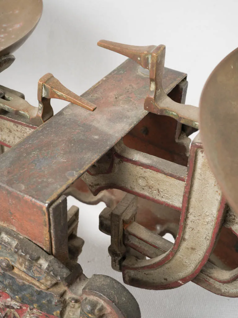 19th Century Napoleon III mercantile weigh scale from Paris