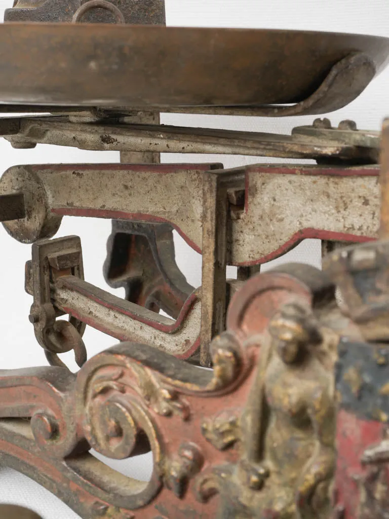 19th Century Napoleon III mercantile weigh scale from Paris