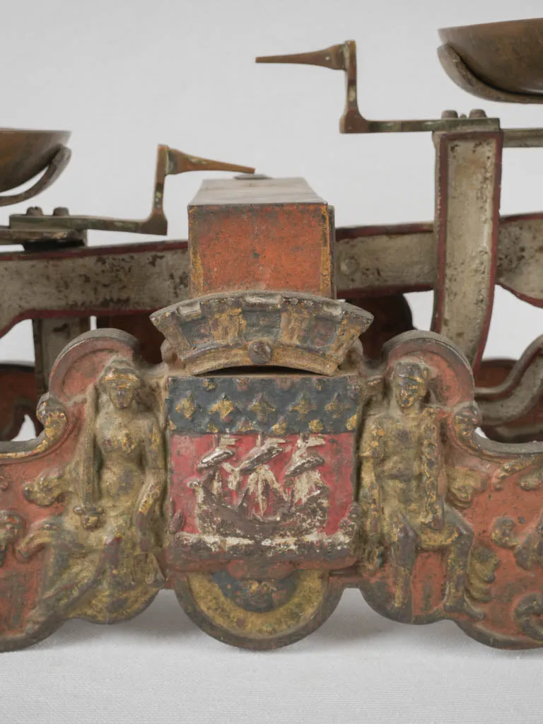 19th Century Napoleon III mercantile weigh scale from Paris