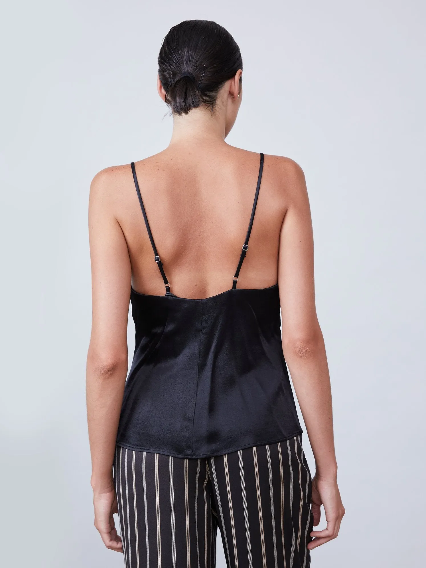 Alannah Asymmetrical Cami - Black
