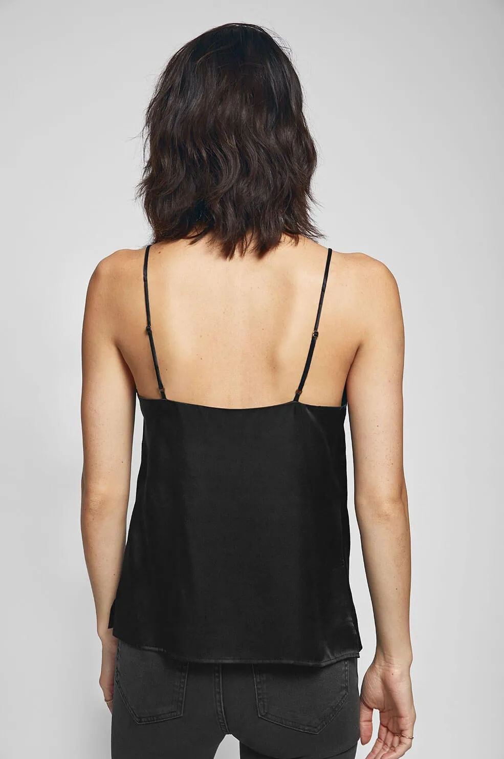 Anine Bing - Gwyneth Silk Camisole in Black