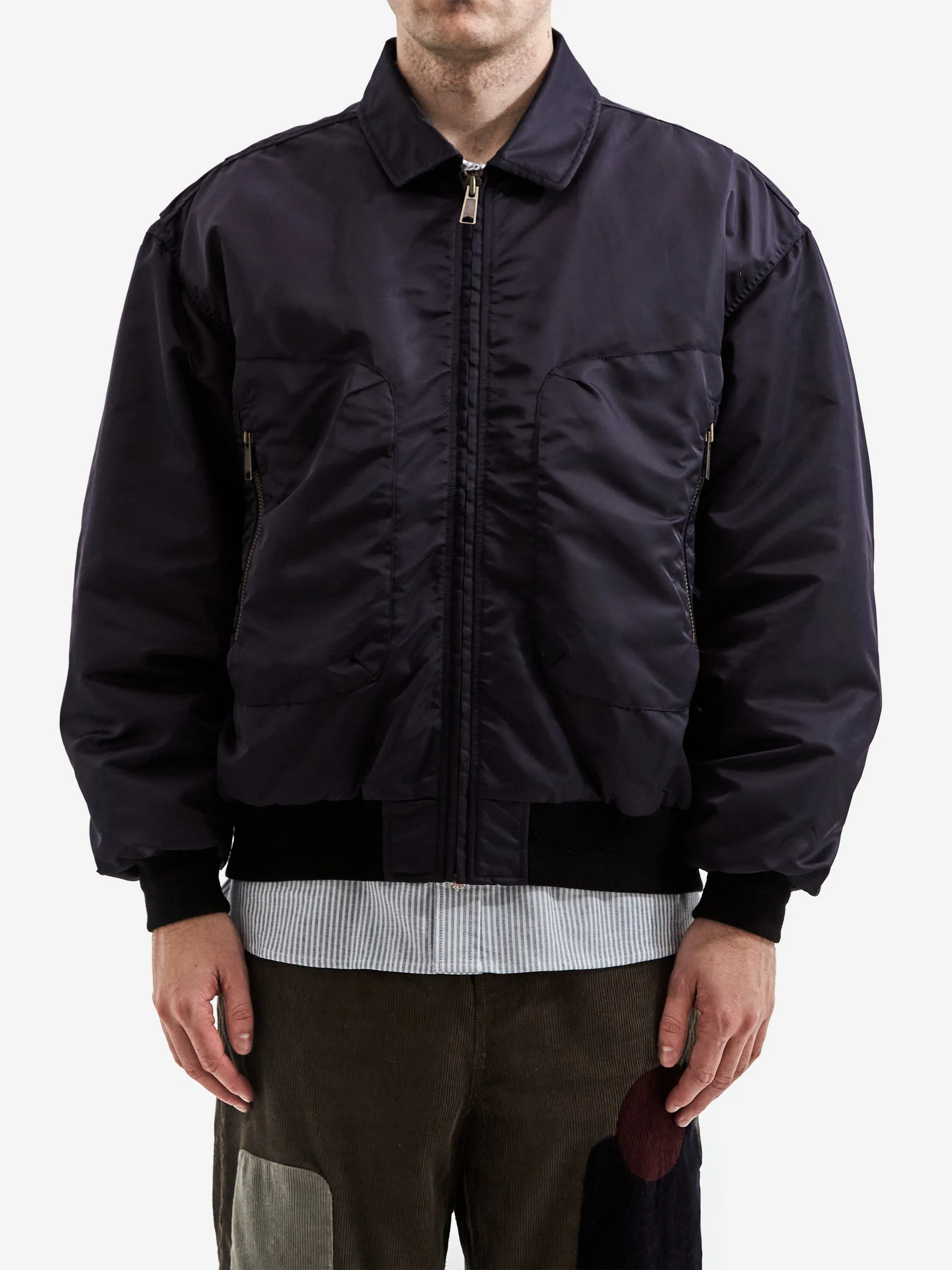 Brain Dead 3D Flight Jacket - Navy