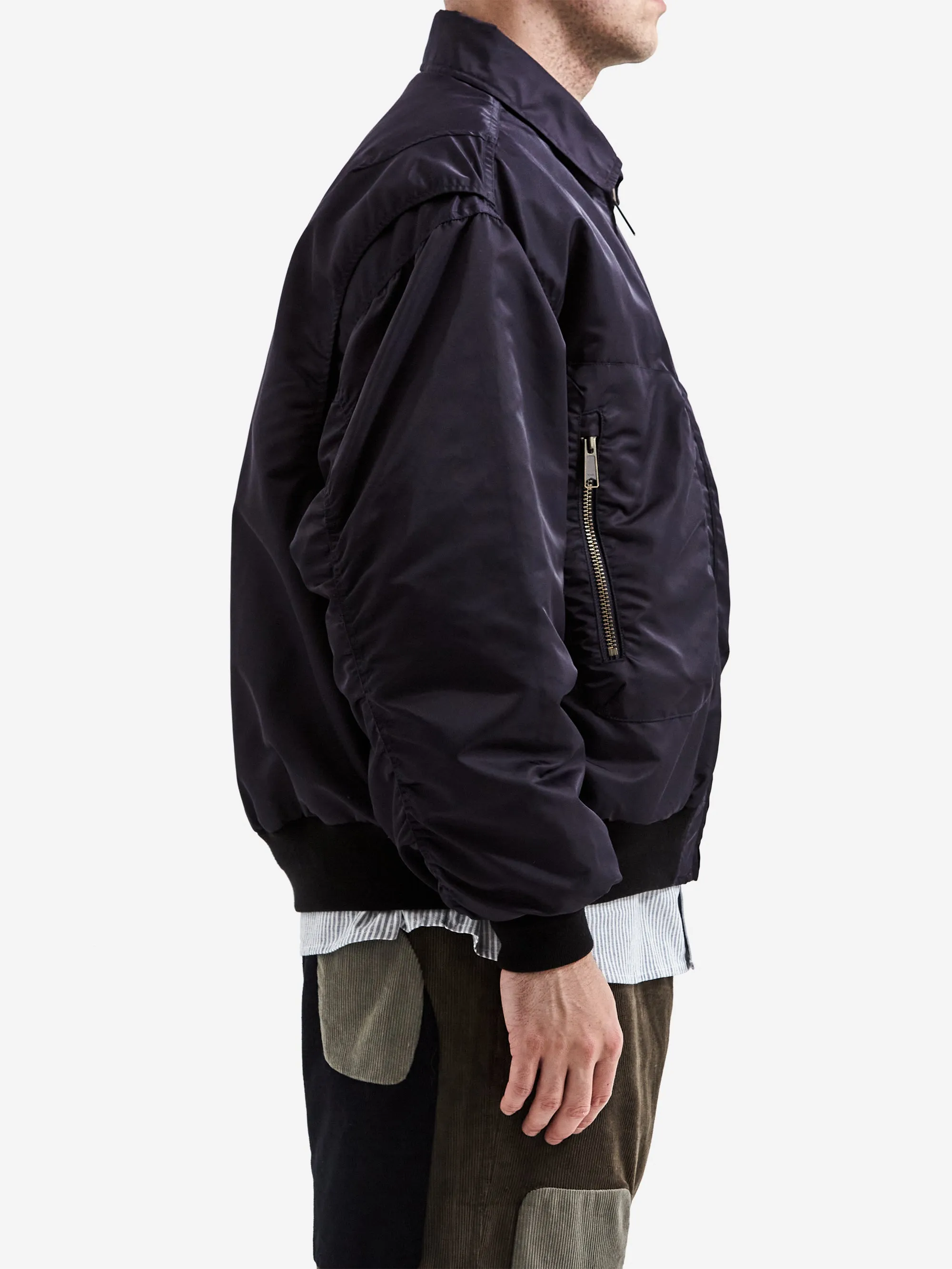 Brain Dead 3D Flight Jacket - Navy