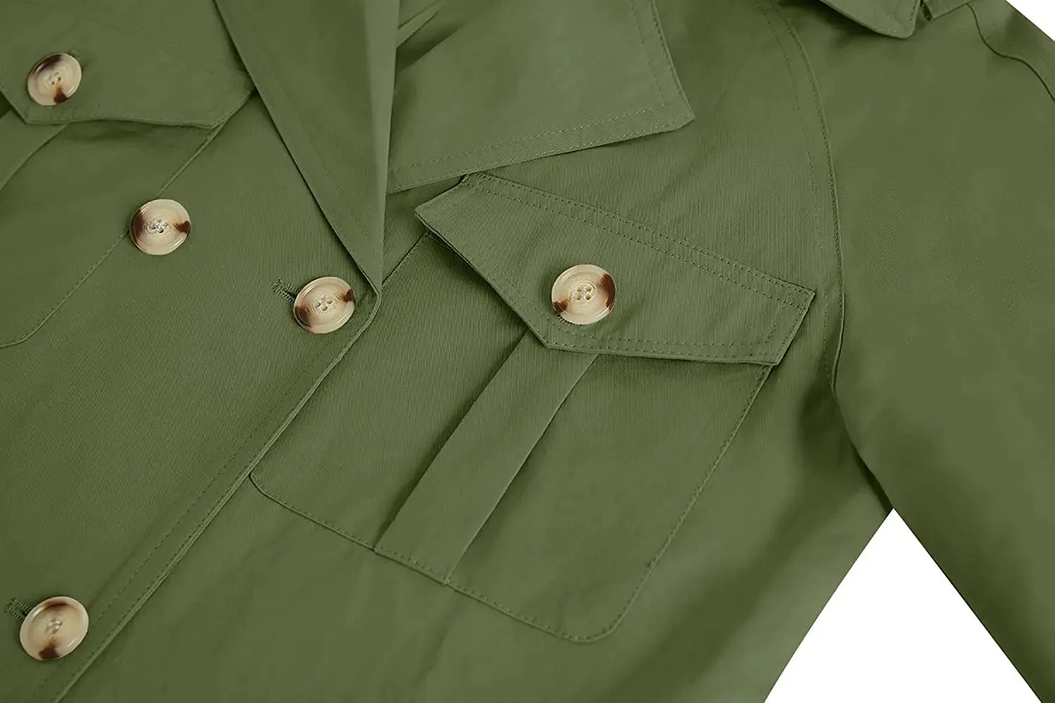 Casual Double Breasted Jacket  Lightweight