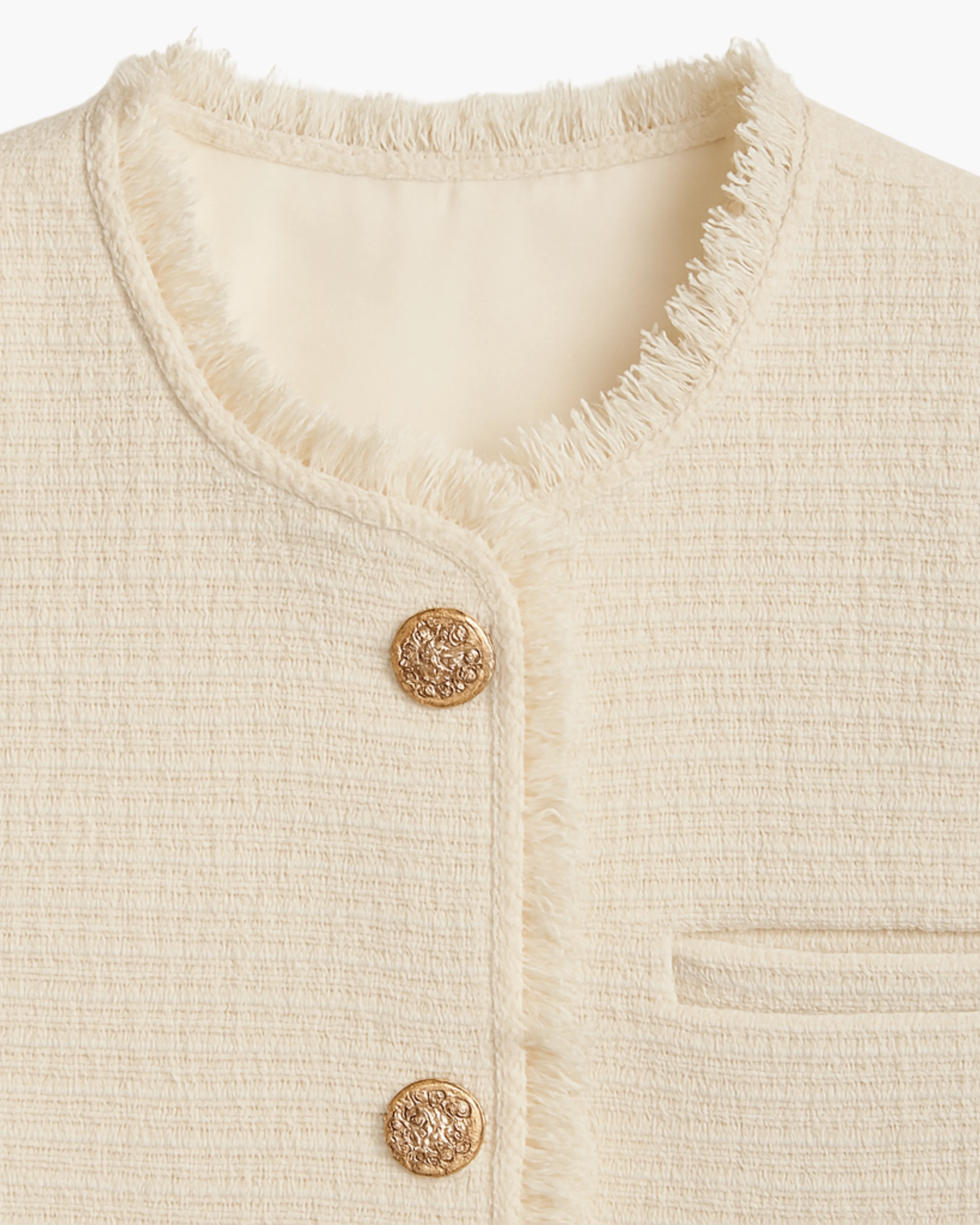 Cropped Tweed Jacket