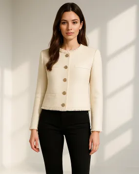 Cropped Tweed Jacket