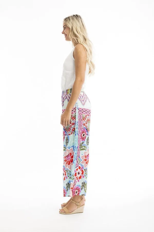 Digital Pants Oriental Floral