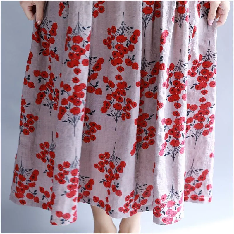 Floral Modesty Empire Waist T-Shirt Dress