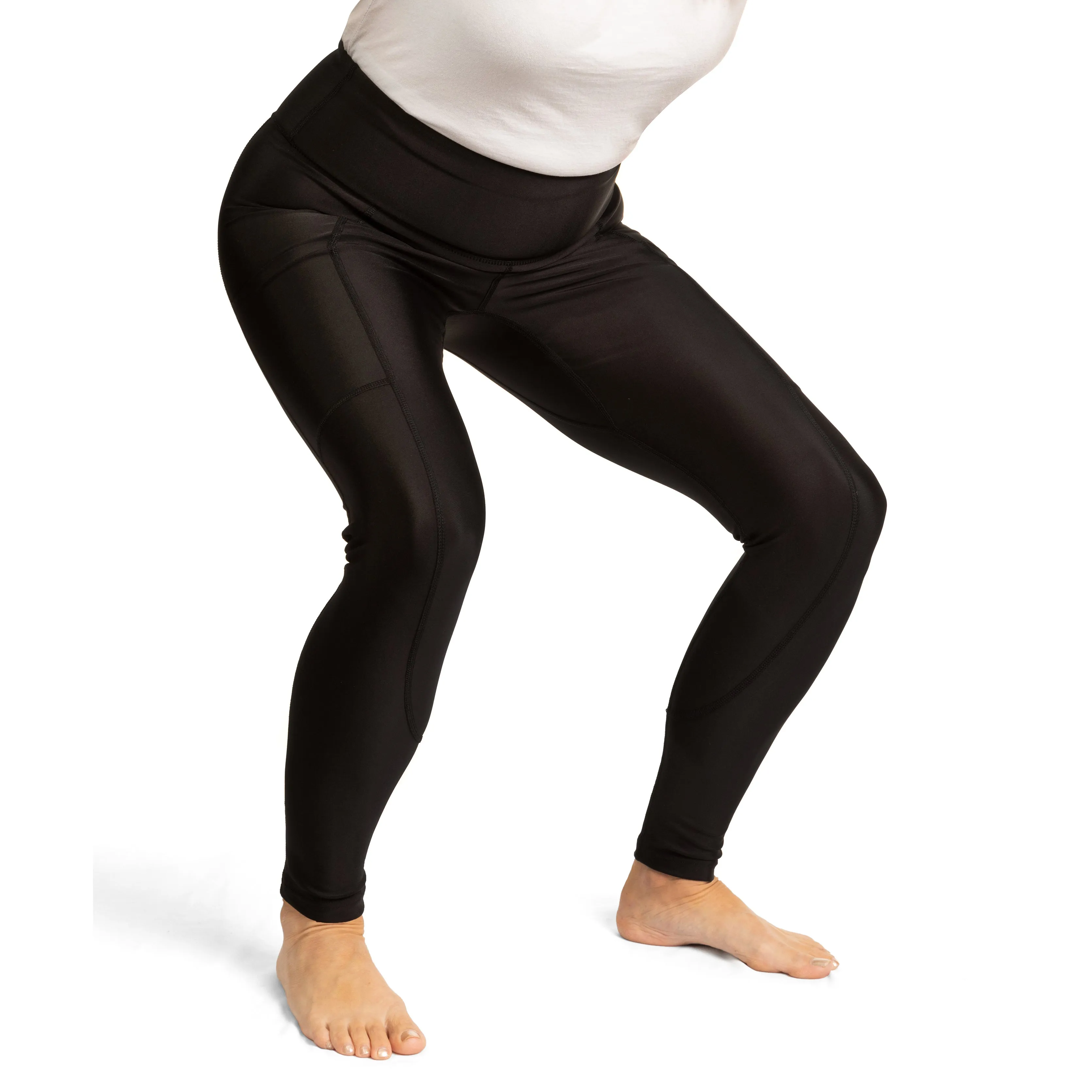 Hair-Resistant Black Leggings