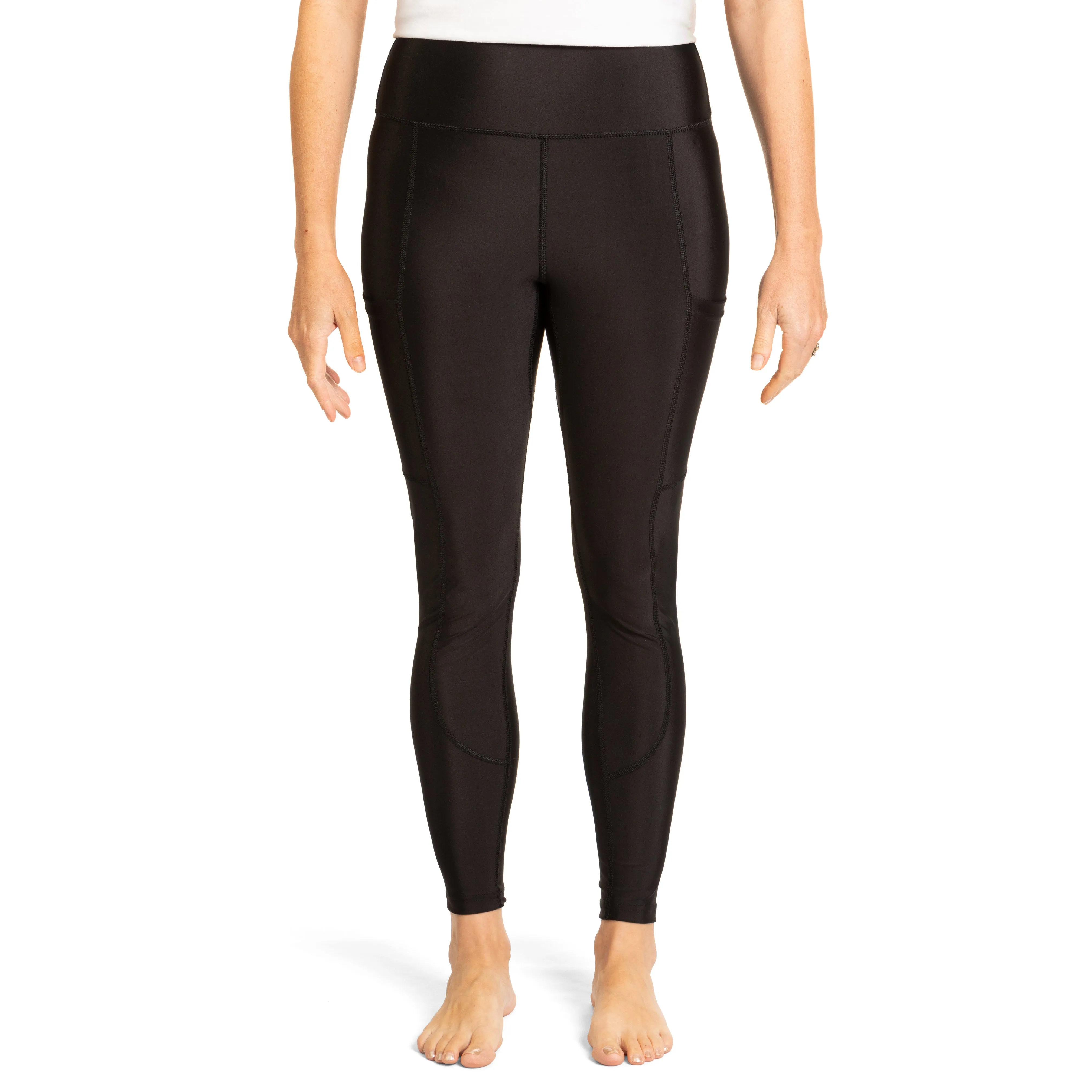 Hair-Resistant Black Leggings