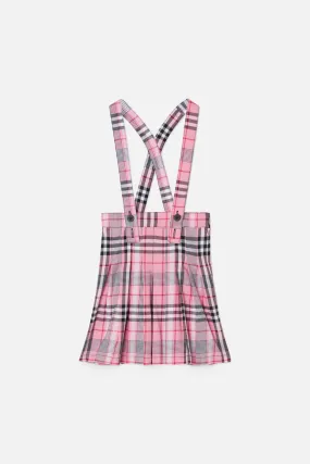 Just Roll With It Kids Pleated Skirt