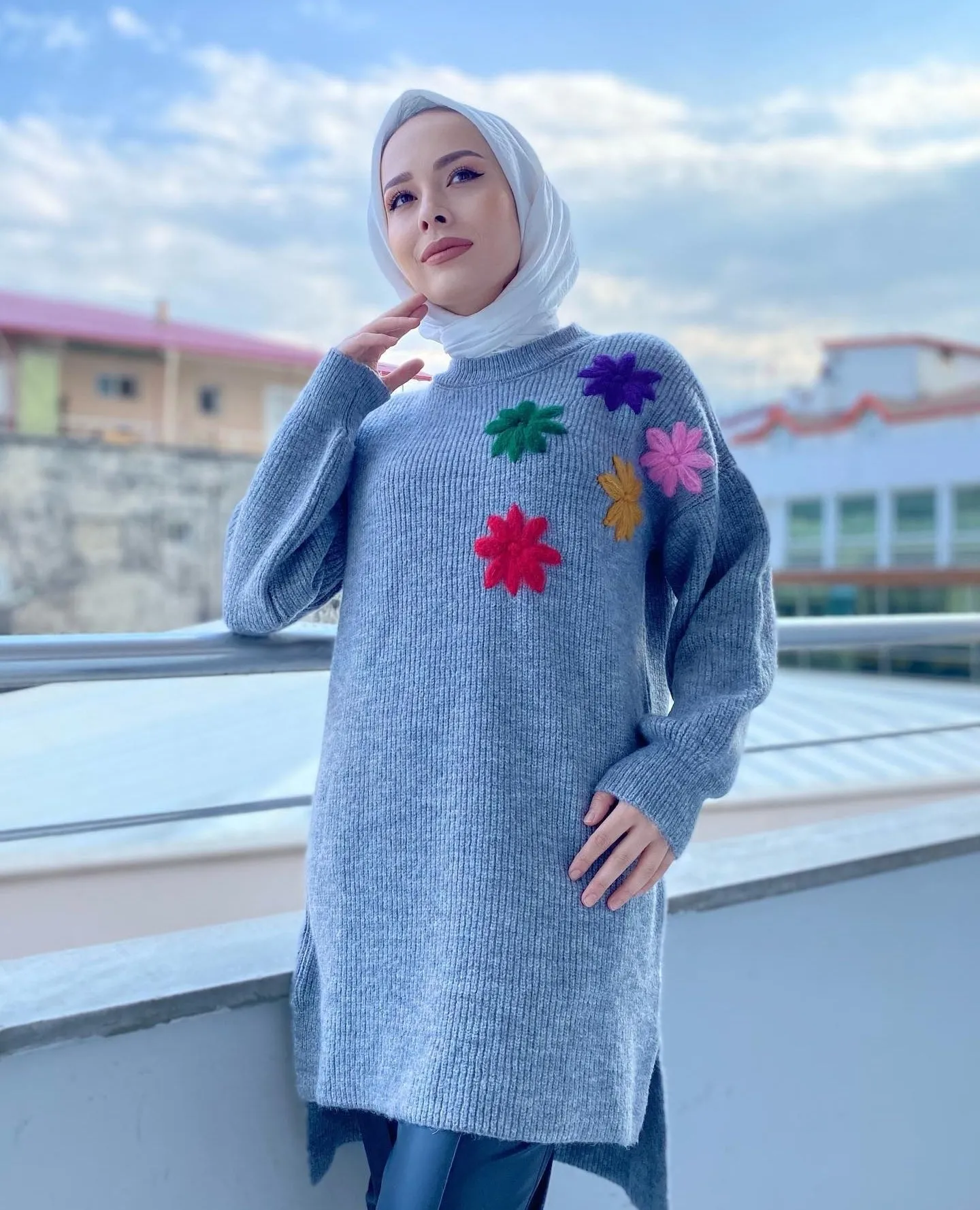 Knitted Sweater - Stylish