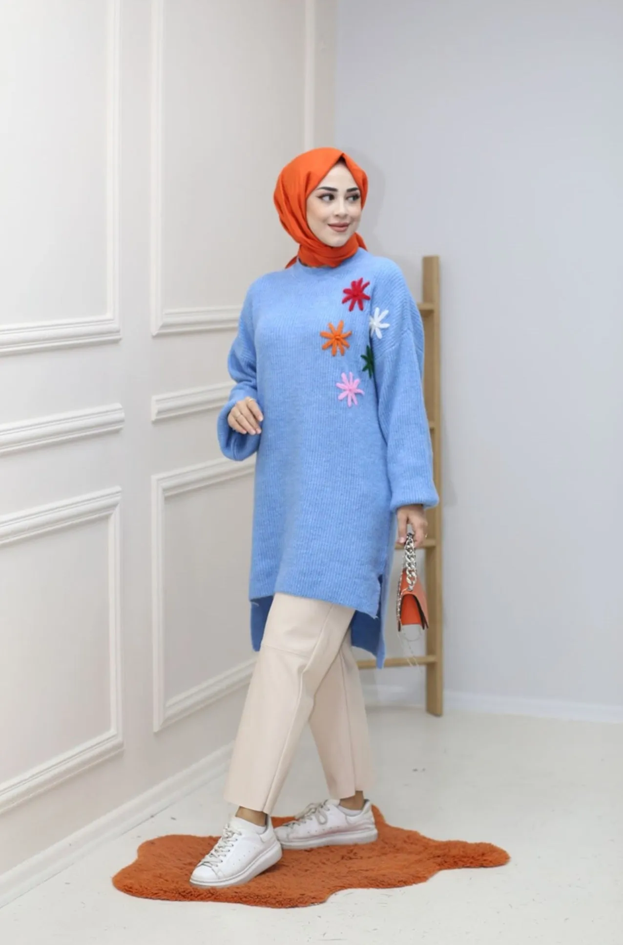 Knitted Sweater - Stylish