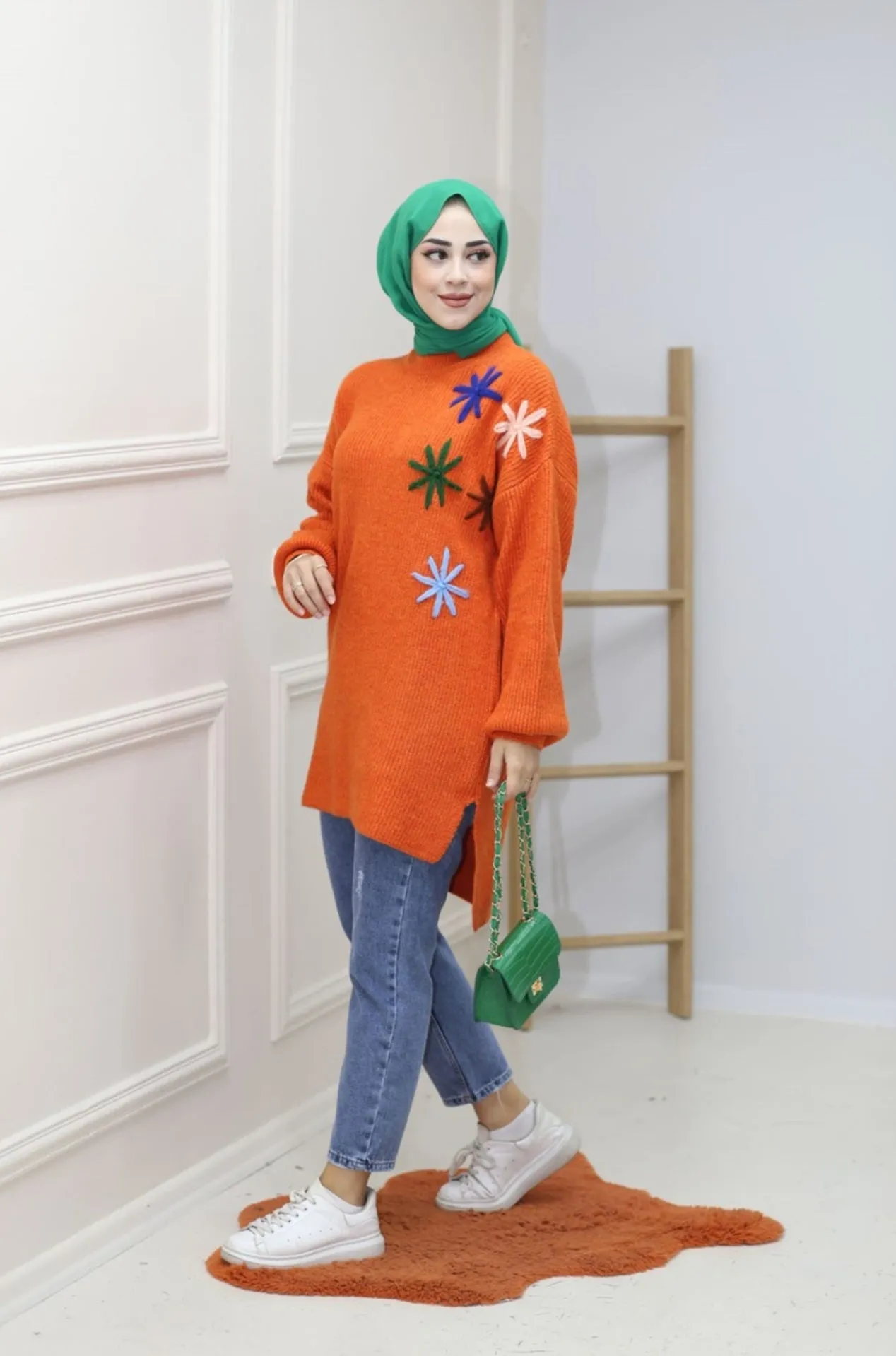 Knitted Sweater - Stylish