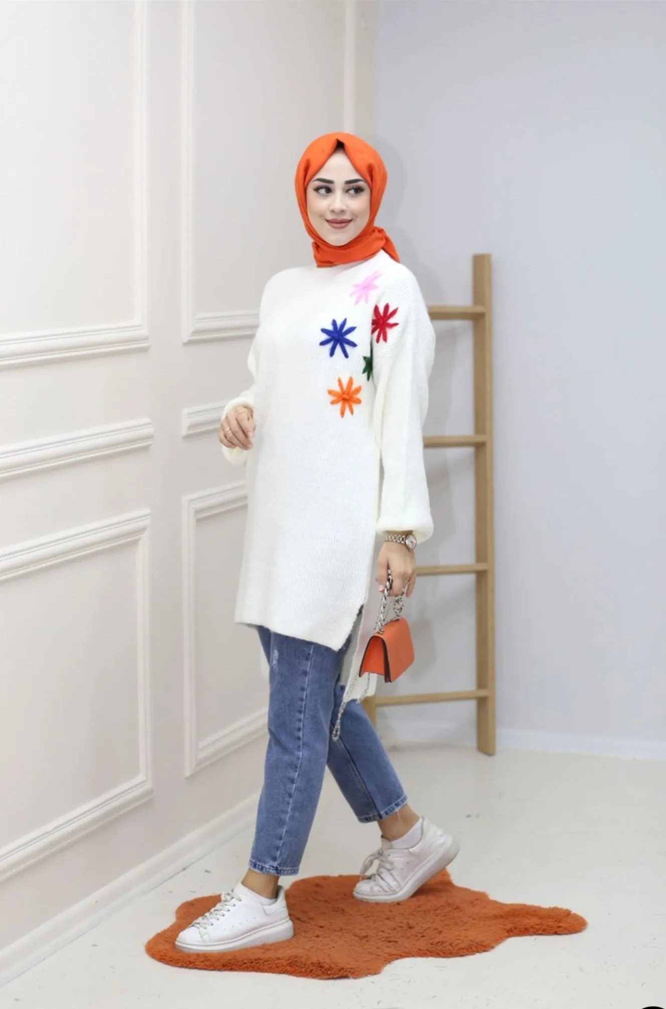 Knitted Sweater - Stylish
