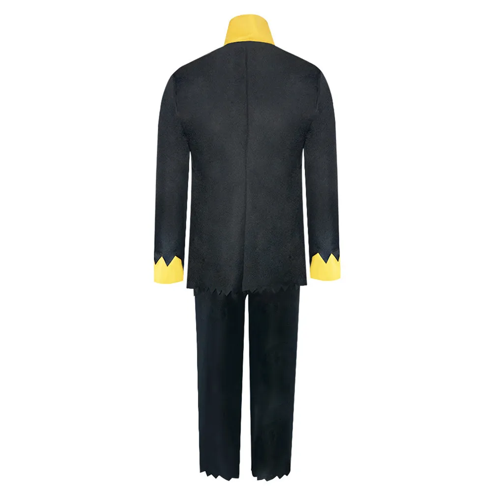 One Piece Blueno Black Suit Party Carnival Halloween Cosplay Costume