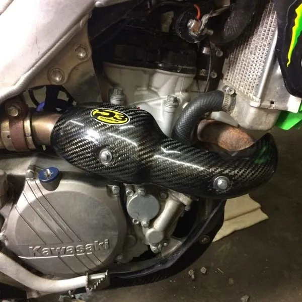 P3 Carbon Fiber Header Heat Shield For Kawasaki | 206055
