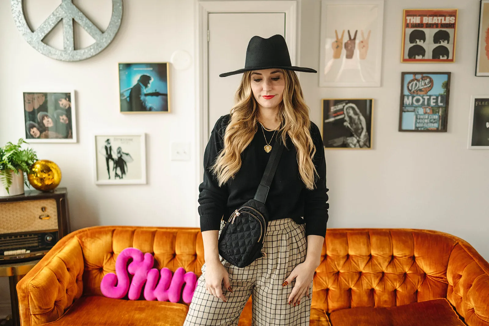 palmer sweater in washed black
