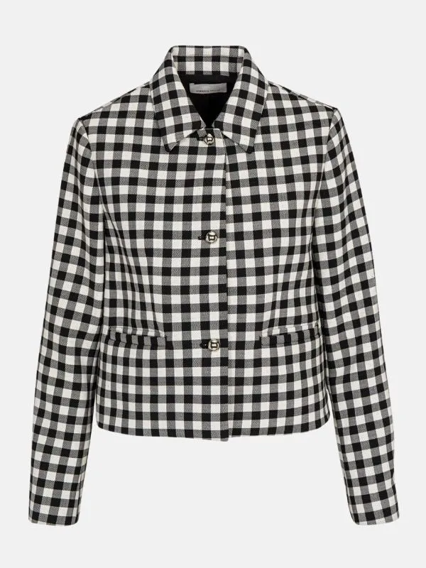 Phillipa Check Cropped Jacket