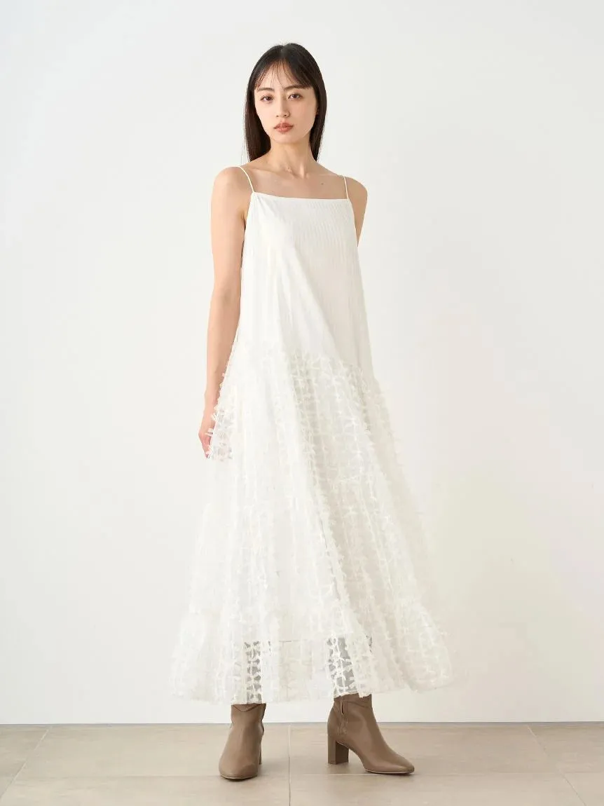 Pleated Varie Tiered Maxi Knit Dress