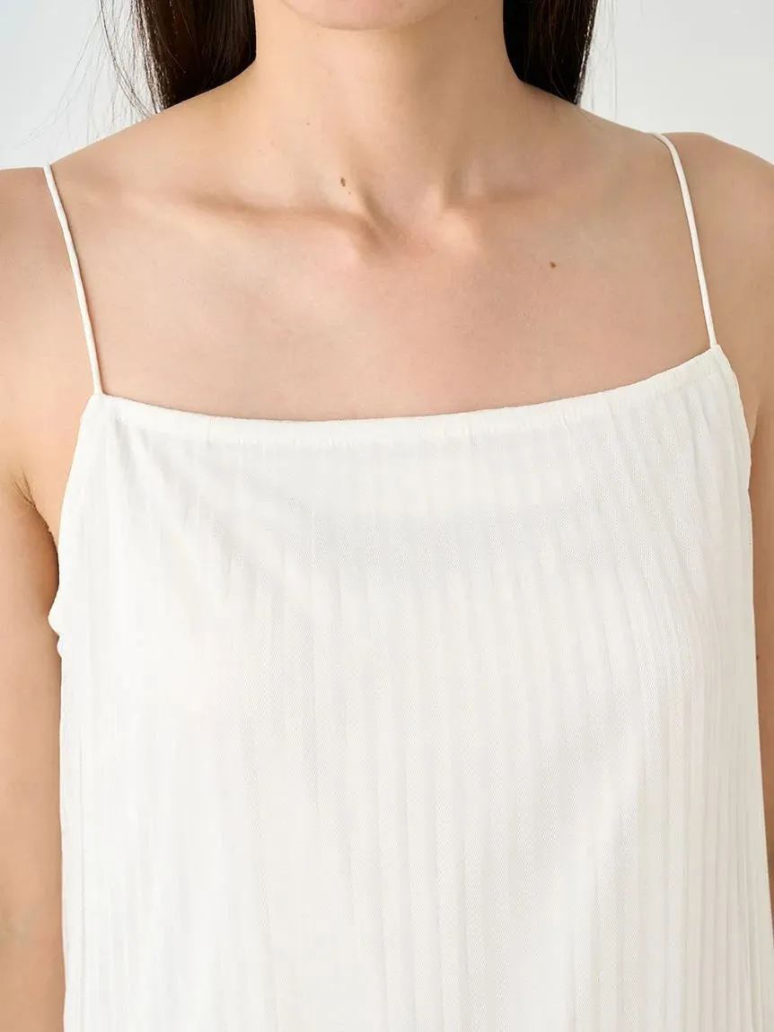Pleated Varie Tiered Maxi Knit Dress