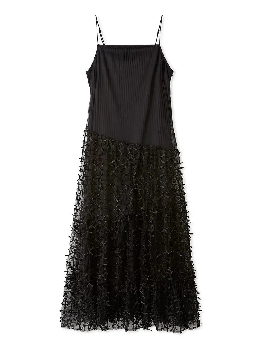 Pleated Varie Tiered Maxi Knit Dress