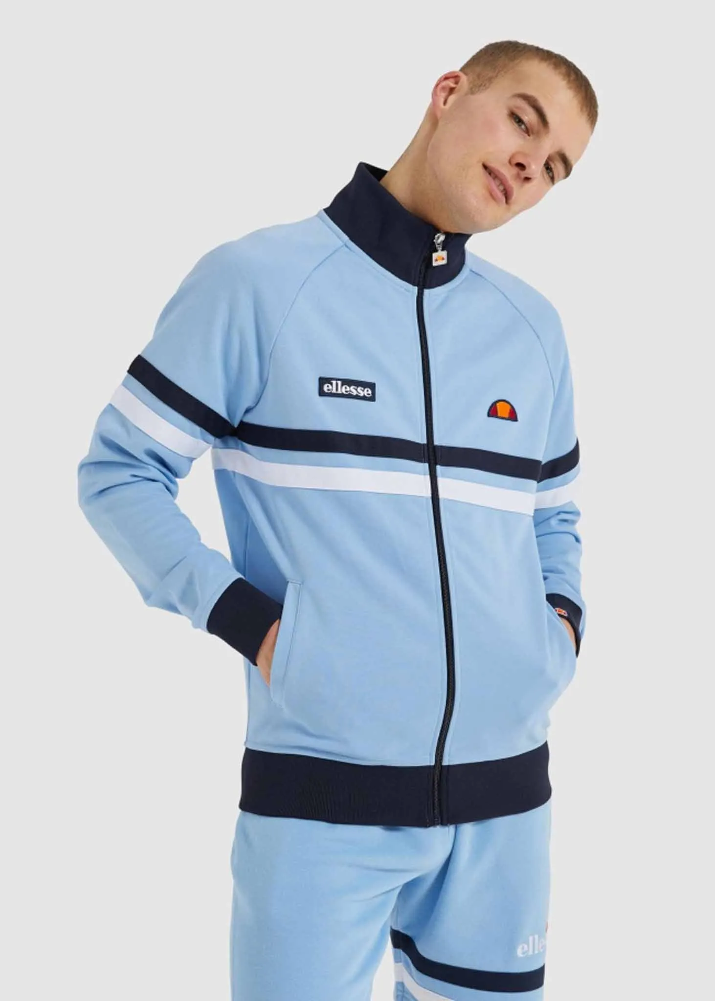 Rimini track top - light blue