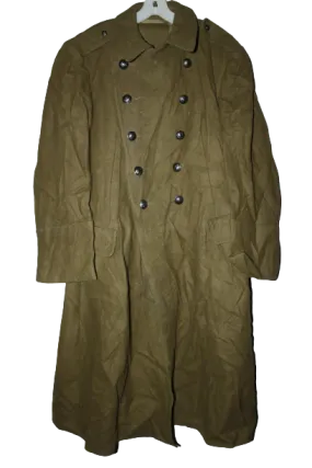 Romanian Army Wool Trench Coat-Major Damage