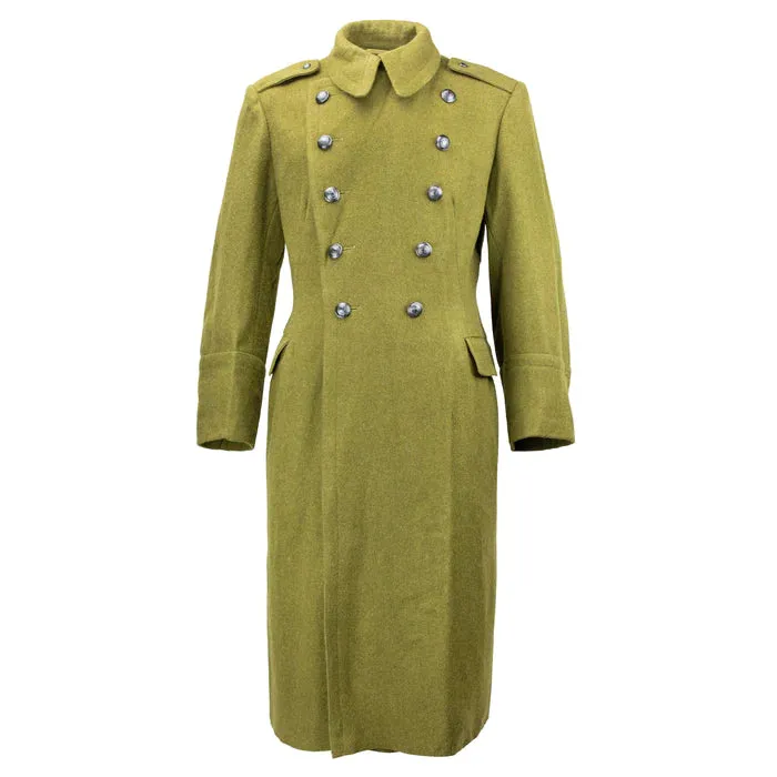 Romanian Army Wool Trench Coat-Minor Damage