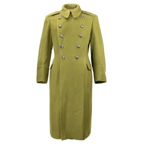Romanian Army Wool Trench Coat-Minor Damage
