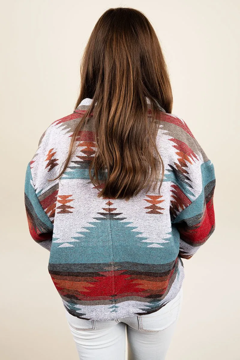 SALE! Rio Ridge Fringed Cropped Shacket
