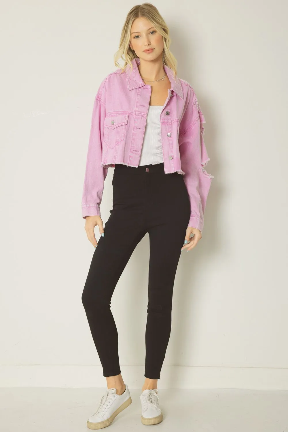 Sky's The Limit Jacket - Pink