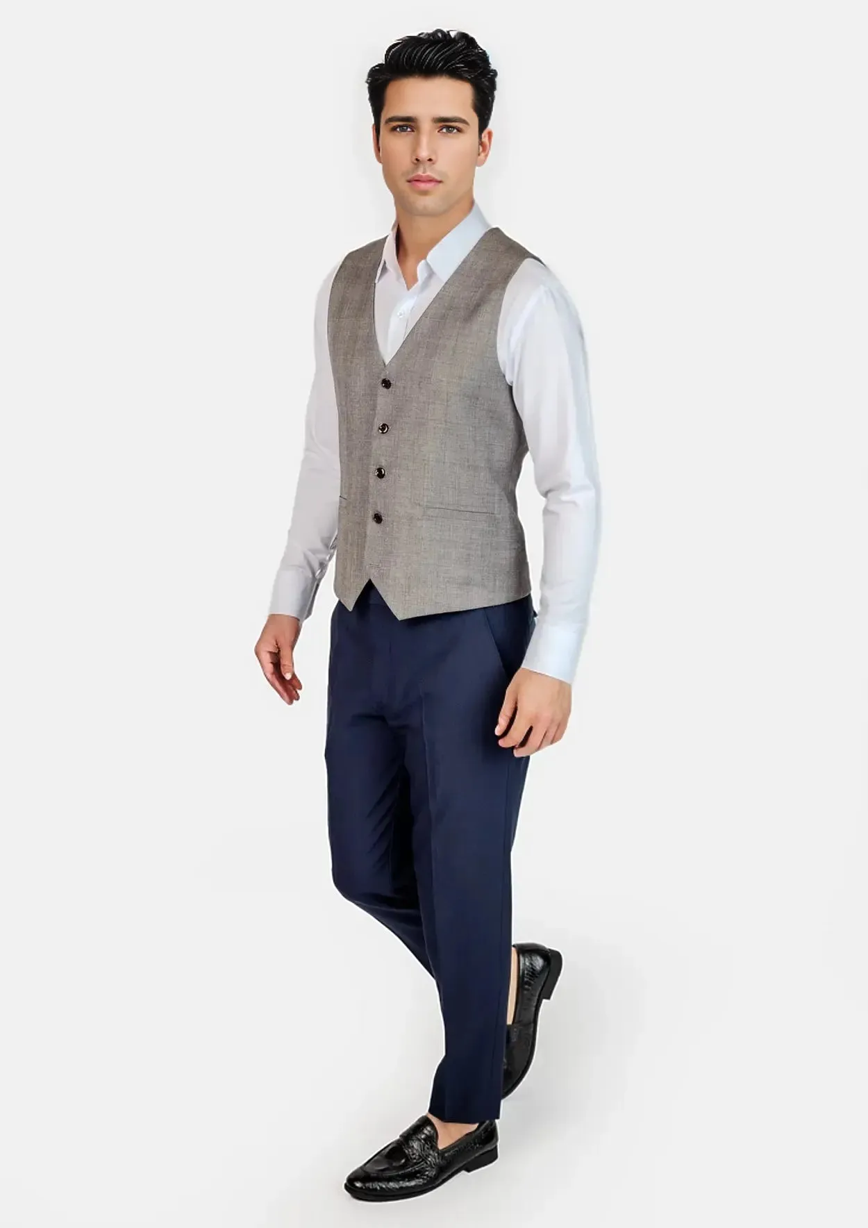 Spanish Grey Prince Of Wales Vest