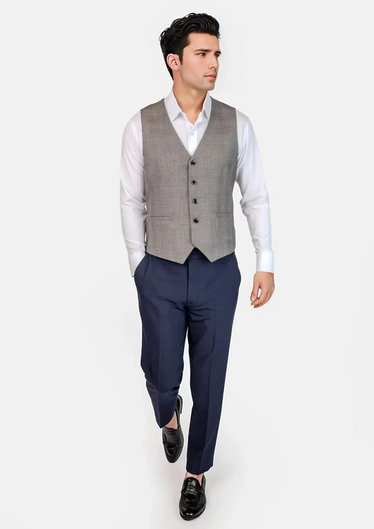 Spanish Grey Prince Of Wales Vest