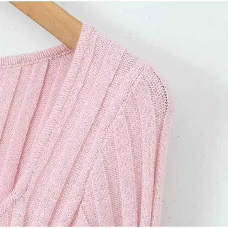 Square Neck Long Sleeve Ribbed Mini Dress – Perfect for Fall & Winter