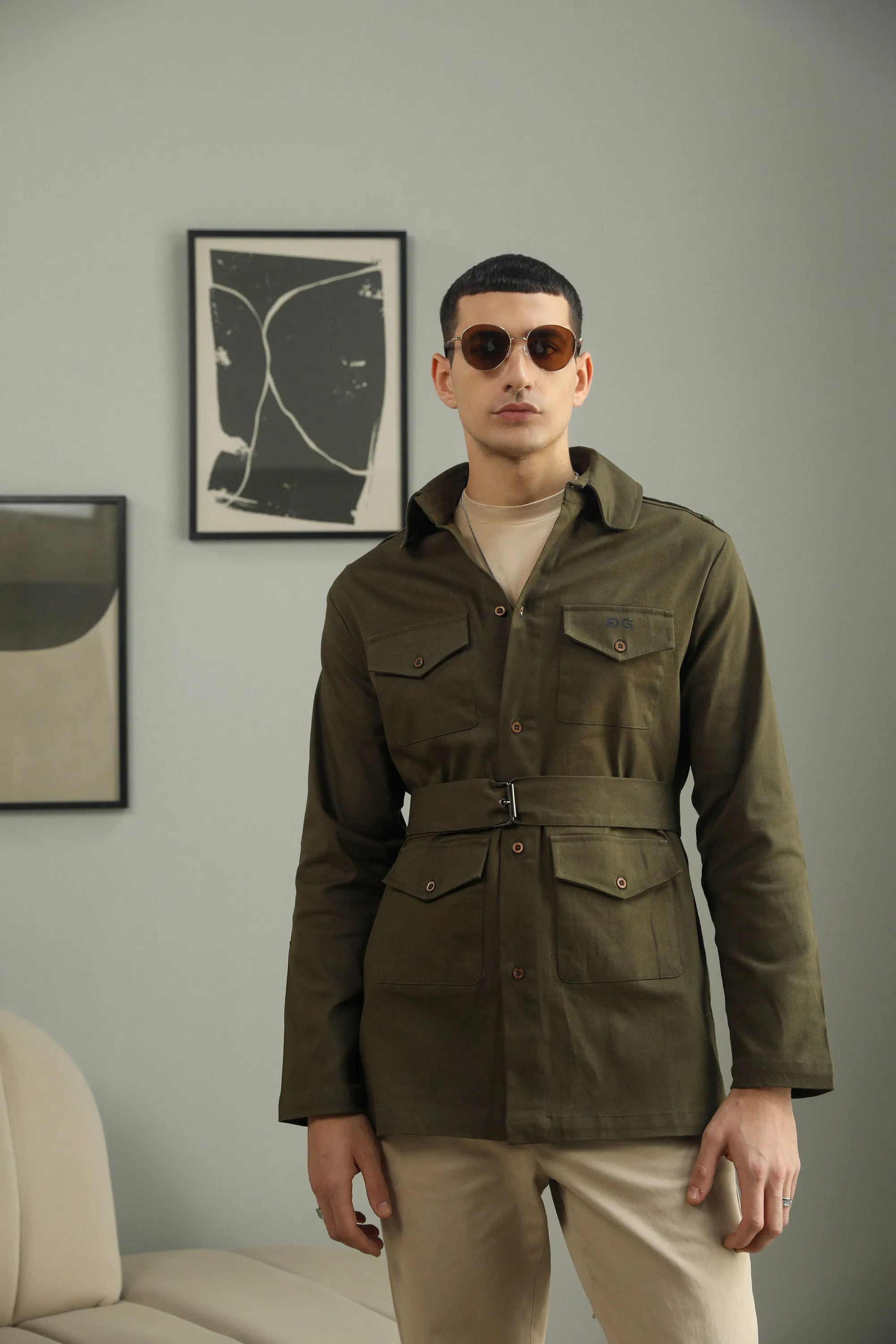 Summer Army Trench
