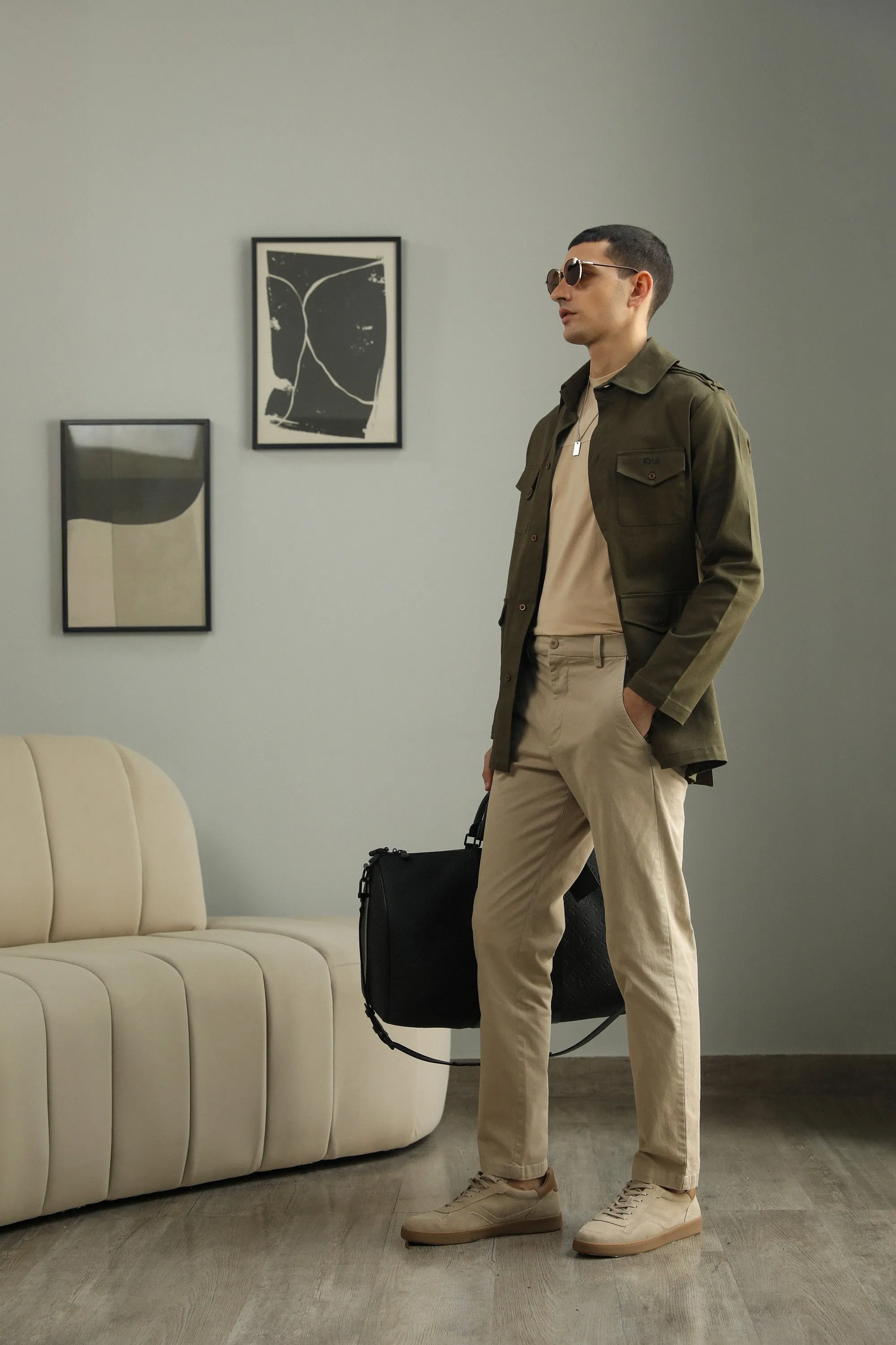 Summer Army Trench