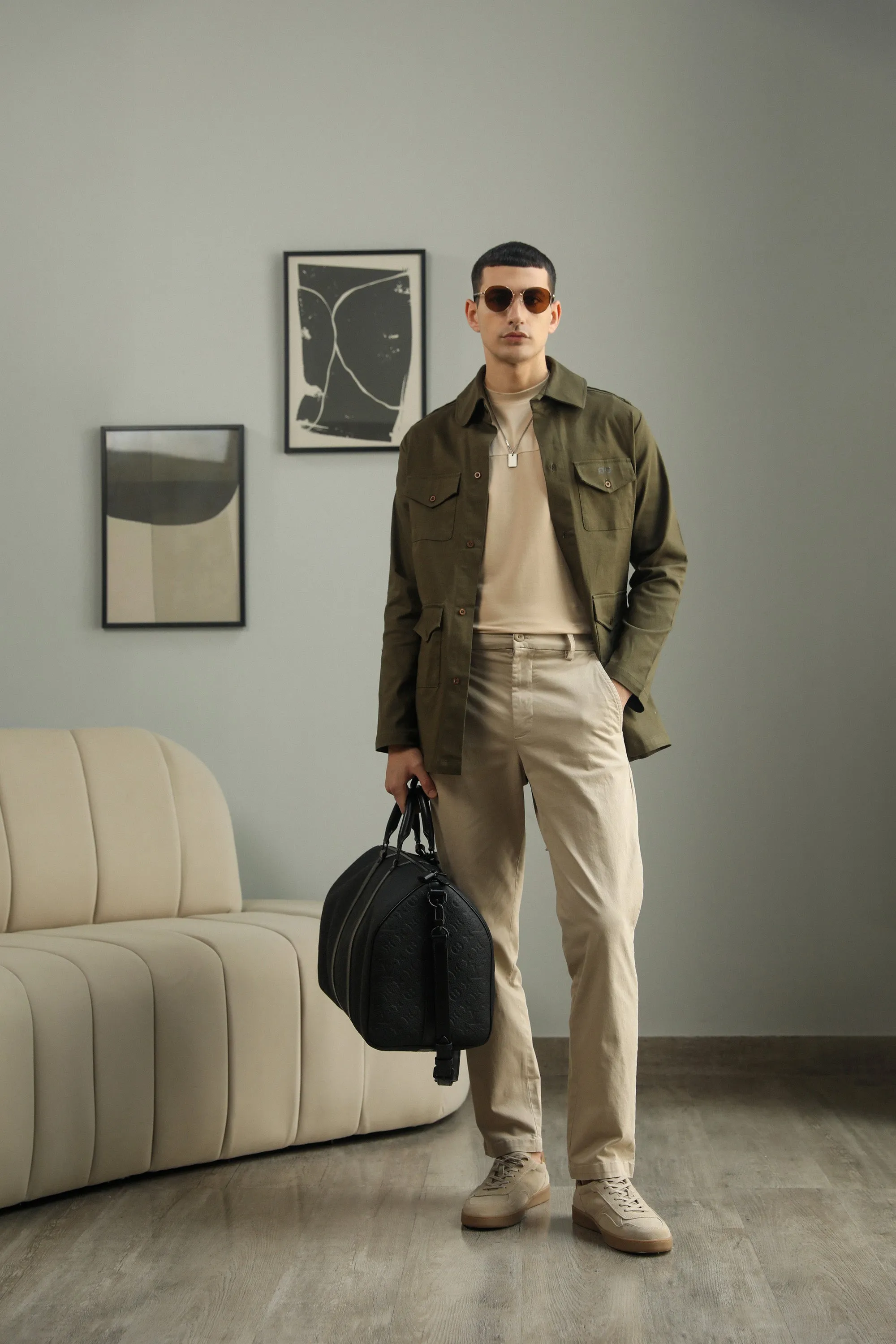 Summer Army Trench