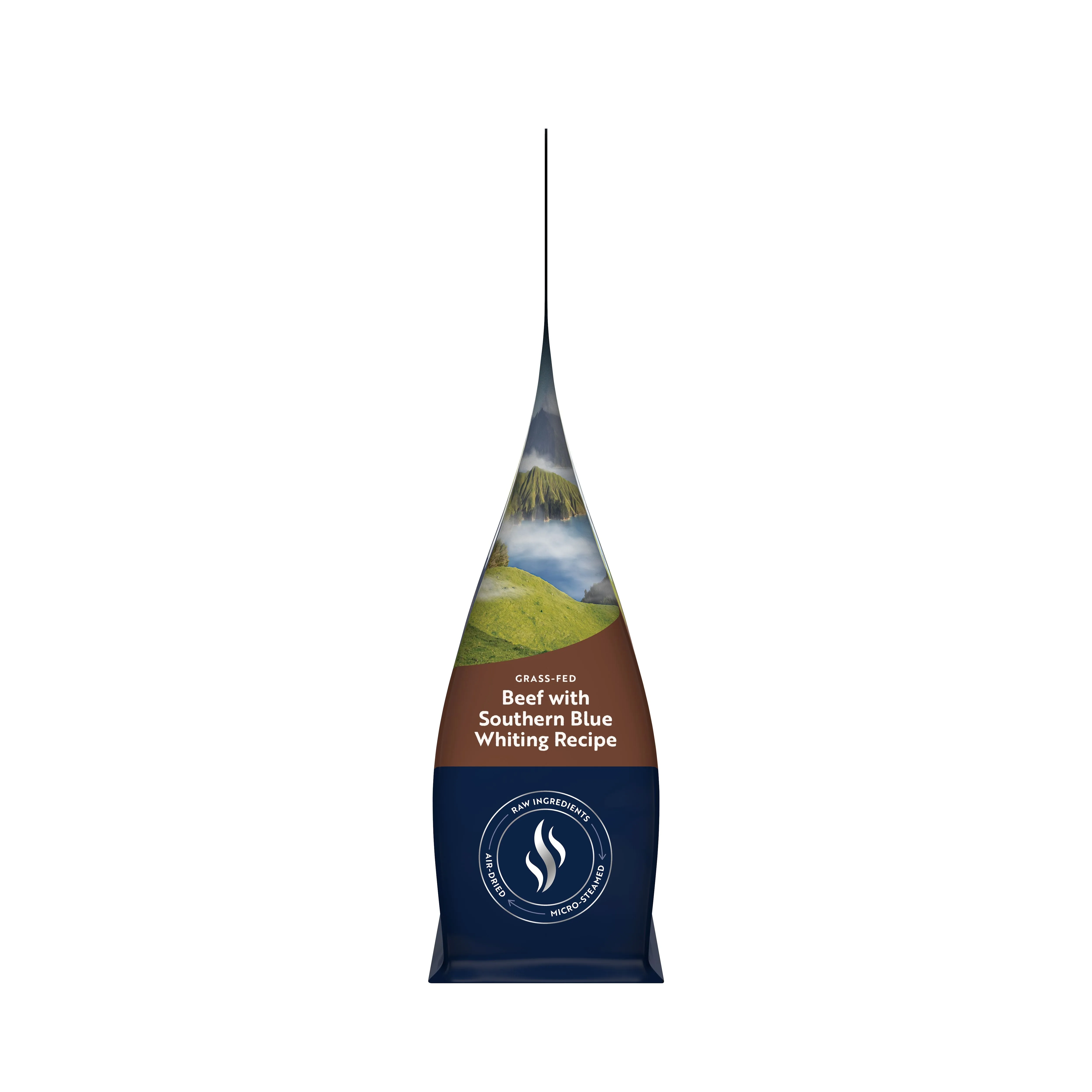 ZIWI Peak Steam and Dried Grass Fed Beef with Southern Blue Whiting Cat Food 800g